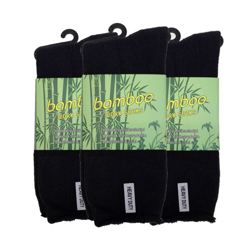 v563 3bsox blk size6 11 202503030911 00.jpg Three pairs of black bamboo work socks