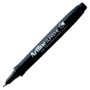 Black Artline Supreme fine permanent marker pen