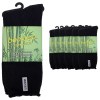 Black bamboo heavy duty work socks multipack