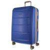 pierre cardin hardshell cabin luggage bag travel carry on tsa 54cm (49l) ocean Blue hard-shell suitcase with spinner wheels