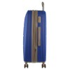 pierre cardin hardshell cabin luggage bag travel carry on tsa 54cm (49l) ocean Blue hard-shell suitcase with wheels and TSA lock