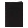 v563 pc3909 black 174033 00.jpg Black textured leather passport holder