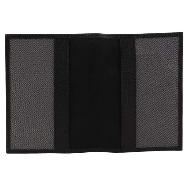 pierre cardin slim leather passport travel wallet holder rfid case cover black Black tri-fold mesh wallet organiser
