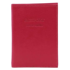 Red leather Pierre Cardin passport holder