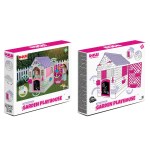 lifespan kids garden playhouse with pink fence Dolu Garden Playhouse toy packaging boxes