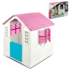 v572 lkch playhpk 00.webp Children’s plastic playhouse with pink roof and shutters