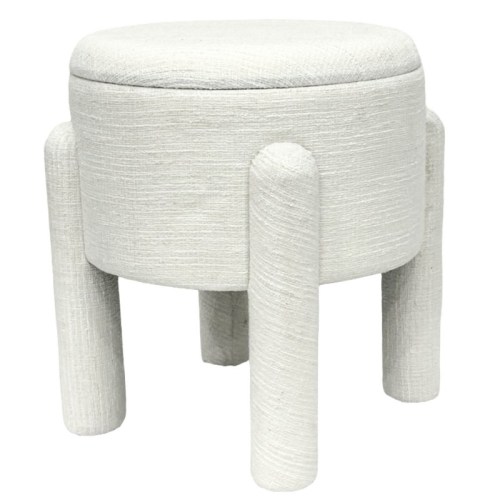 v637 e439177 202603021110 00.jpg Round upholstered stool with four cylindrical legs