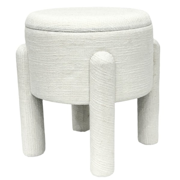 v637 e439177 202603021110 00.jpg Round upholstered stool with four cylindrical legs
