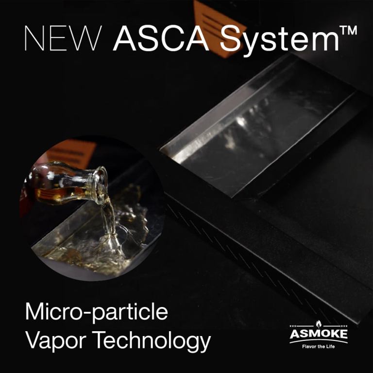 asmoke as350 portable wood pellet grill cyder black ASCA System with micro-particle vapor technology device