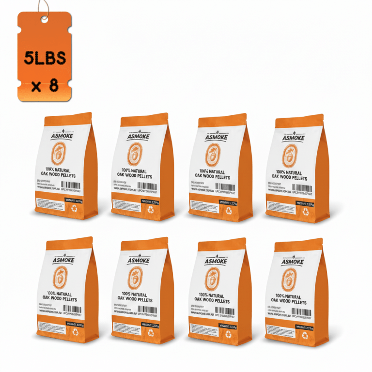 v642 xfas oak wo pel 5lbsx8 202602272006 00.png Eight bags of oak wood pellets, 5lbs each