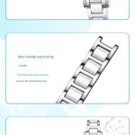 Silver women’s wristwatch with butterfly dial design