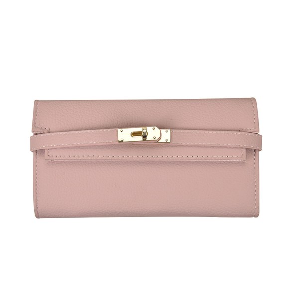 v888 elosung27155 202504281547 00.jpg Blush pink leather clutch with gold clasp
