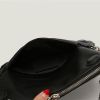 chic quilted leather crossbody bag with chain strap & tassel detail(black without tassels) Black leather bag with open zipper detail