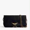 v888 elosung29126 202505231311 00.jpg Black leather clutch with gold chain strap