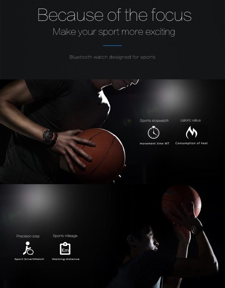 Athlete wearing sports smartwatch holding basketball