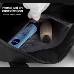 large capacity travel duffel bag with shoe compartment & wet pocket multi purpose gym & weekend bag(pink) Wet dry compartment inside travel bag
