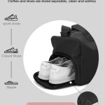 large capacity travel duffel bag with shoe compartment & wet pocket multi purpose gym & weekend bag(pink) Backpack with separate ventilated shoe compartment