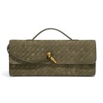 v888 elosung41397 202512091015 00.jpg Olive woven leather clutch with gold clasp