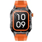 v888 elosung41846 202601051116 00.jpg Rugged smartwatch with orange strap displaying 10:09