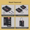 Steps to reset a TSA combination padlock