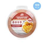 Round paper air fryer liners 100 pack