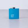 Blue hip flask reading 'I swear this is water'
