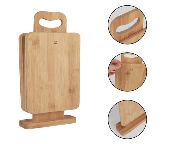 v915 mb0082 202509250911 00.jpg Bamboo chopping boards set with storage stand