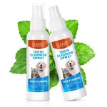 2 pcs pet oral breath freshener spray 120ml each Pet teeth cleaning spray bottles with fluoride