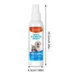 2 pcs pet oral breath freshener spray 120ml each Pet teeth cleaning spray bottle with fluoride