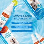 2 pcs pet oral breath freshener spray 120ml each Pet teeth cleaning spray for dogs and cats