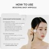 skin1004 madagascar centella matrixyl 10 boosting shot ampoule 30ml Woman applying facial serum with dropper