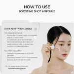 Woman applying facial serum with dropper