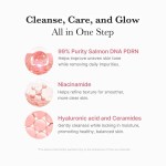medicube pdrn pink niacinamide whip cleanser 120ml Skincare ingredients for cleansing and glowing skin