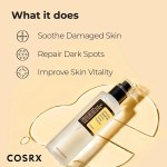 COSRX Snail 96 essence bottle on beige background