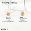 cosrx advanced snail 96 mucin power essence 100ml Snail mucin and hyaluronate skincare ingredients graphic