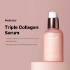 medicube triple collagen serum 4.0 55ml Medicube Triple Collagen Serum bottle on pink background