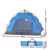 weisshorn camping tent instant tent pop up 2 person outdoor hiking tents hiking blue Blue camping tent with dimensions and carry bag