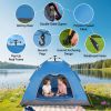weisshorn camping tent instant tent pop up 2 person outdoor hiking tents hiking blue Blue camping tent with children by lakeside