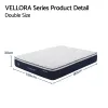 VELLORA double mattress with dimensions displayed