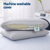 Memory foam pillow with machine washable cover