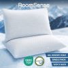 xfkf pl 1169r wh 00.jpg RoomSense gel memory foam pillow in snowy setting