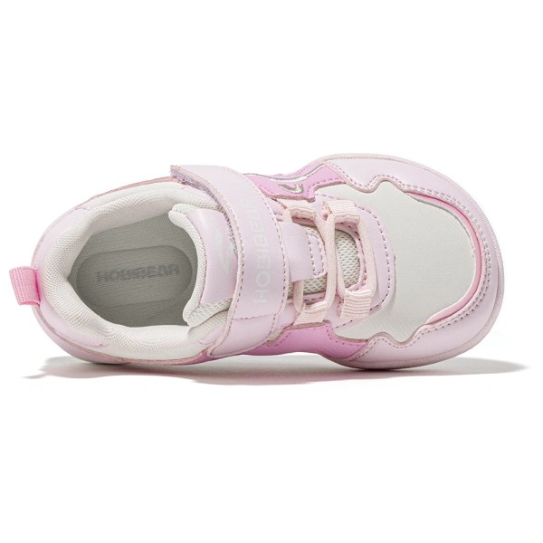 HOBIBEAR Kids Wide Toe Box Velcro Toddler Groove Sneakers 2