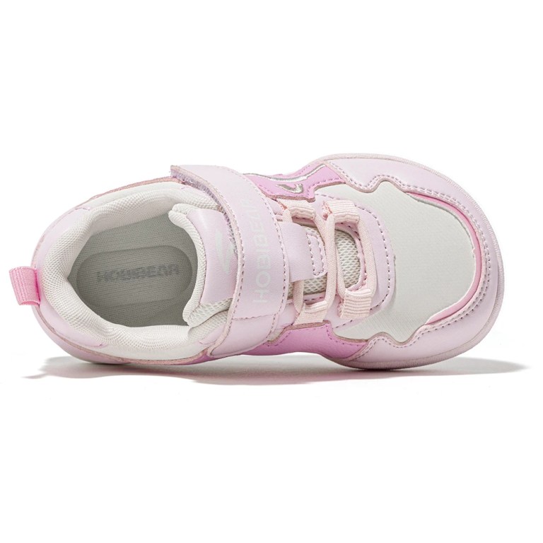 HOBIBEAR Kids Wide Toe Box Velcro Toddler Groove Sneakers 2