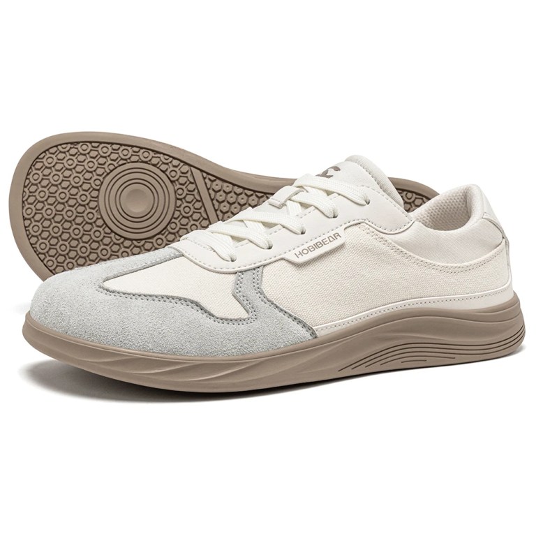 hobibear men women wide toe box shoes | minimalist artificial leather canvas sneakers lightweight casual lace up walking shoe HOBIBEAR Men Women Wide Toe Box Shoes | Minimalist Artificial leather Canvas Sneakers Lightweight Casual Lace Up Walking Shoe 3