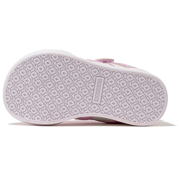 HOBIBEAR Kids Wide Toe Box Velcro Toddler Groove Sneakers 5