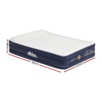 weisshorn air mattress double inflatable bed 46cm air bed weisshorn air mattress double inflatable bed 46cm air bed