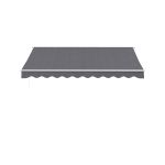 instahut retractable folding arm awning motorised sunshade 3.5m x 3m grey instahut retractable folding arm awning motorised sunshade 3.5m x 3m grey