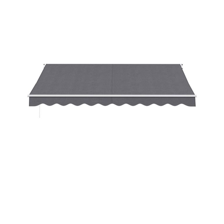 instahut retractable folding arm awning motorised sunshade 3.5m x 3m grey instahut retractable folding arm awning motorised sunshade 3.5m x 3m grey