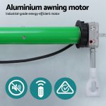instahut retractable folding arm awning motorised sunshade 3.5m x 3m grey instahut retractable folding arm awning motorised sunshade 3.5m x 3m grey