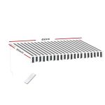 instahut retractable folding arm awning motorised sunshade 4.5mx3m grey white instahut retractable folding arm awning motorised sunshade 4.5mx3m grey white